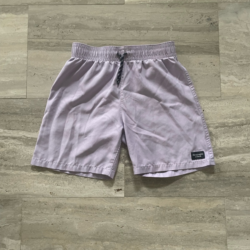 abercrombie kids boys purple swim trunks